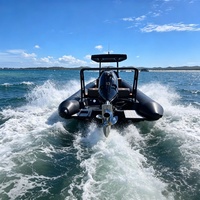 Bateau pneumatique rigide de qualité commerciale en aluminium 5083 860 de 8,6 m (28 pieds) avec réservoir de carburant de 300 l