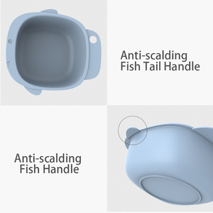 ชุดซิลิโคนสำหรับเด็กผ้ากันเปื้อนพลาสติก PP ไม่มี BPA - Product Image 4