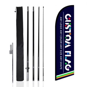 Custom Feather <b>Flag</b> Fiberglass Eco-Friendly High Quality Single Sided Outdoor Advertising <b>Flag</b> Business Promotion Personalized - Product Image 1