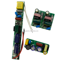 Lampu LED Driver Tube Tipis Terintegrasi T5 T8 T10 Casing Plastik Tanpa Isolasi Driver Arus Konstan 4 Lampu Sorot Lampu Jalan