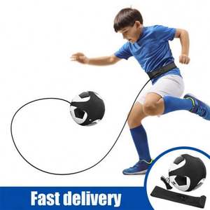 Single Soccer Trainer, Soccer Kick and Throw Single Training Aid, Ball Control Training, Adjustable <b>Child</b> Adult Auxiliary <b>Belt</b> - Product Image 1