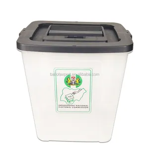 대형 투명한 플라스틱 투표 상자/제안 상자 중국에서 만든 잠금 나이지리아