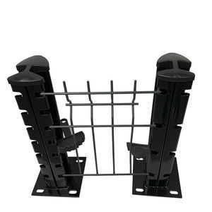 Panel de Cerca para Jardín Peach 3D, Tipo Columna, Malla de Acero Galvanizado Soldada, Duradera, Ecológica, 2m, Puerta de Seguridad Decorativa Curva - Product Image 2