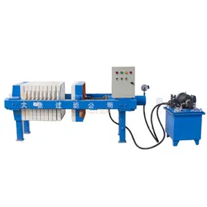 Máquina de prensa de filtro empotrada con cámara de placa CGR para deshidratación de bauxita