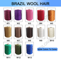 Cheveux de laine brésilienne synthétique Crochet tressage cheveux pour boule de fil africain Jumbo tresses Extension sénégalais torsion cheveux