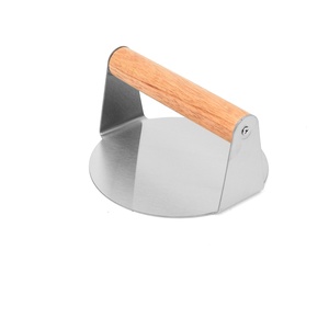 <span class=keywords><strong>Pressa</strong></span> <span class=keywords><strong>per</strong></span> <span class=keywords><strong>Hamburger</strong></span> in Acciaio Inox con Manico in Legno, Utensile <span class=keywords><strong>per</strong></span> Preparare Polpette di <span class=keywords><strong>Carne</strong></span> <span class=keywords><strong>per</strong></span> BBQ - Product Image 2