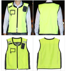 Gilet de sécurité réfléchissant CE pour homme, gilet de sécurité réfléchissant avec LOGO, haute visibilité