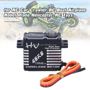 JX-Servo Digital sin núcleo, engranaje de acero de alto Torque, estructura de carcasa CNC completa para piezas de avión HV High RC, 46KG - Product Image 2