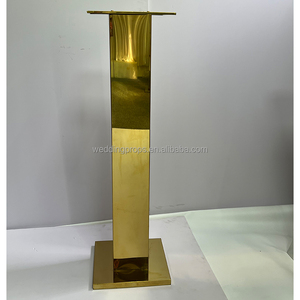 New Design Metal Silver Gold Flower Stand Table Centerpiece Stand Wedding <strong>Decorative</strong> Floral Bases - Product Image 5