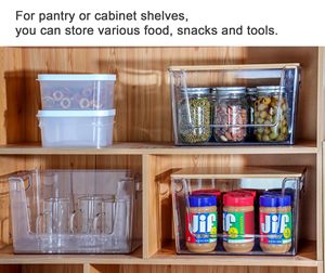 Stackable Transparent Chest <strong>Container</strong> Kitchen Laundry Organizer for Onion Potato <strong>Fruit</strong> - Product Image 6
