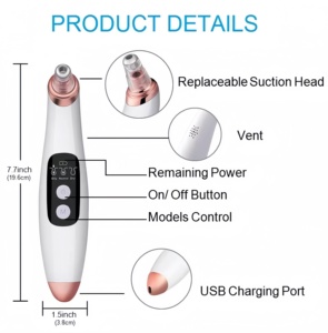 Mixed Procurement Low Price 6 in 1 Electric <b>Blackhead</b> <b>Remover</b> <b>Vacuum</b> Pore Deep Cleaning Tool <b>Vacuum</b> <b>Blackhead</b> <b>Remover</b> - Product Image 2