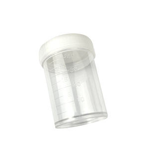 Vaso de Recolección de Muestras de Heces Desechable Wei Hong con Tapa de Rosca, 40 ml, Transparente, Esterilizado, Empaquetado Individualmente - Product Image 3