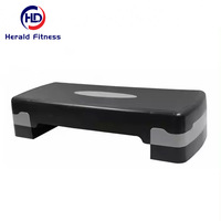 Plateforme d'exercice réglable et mobile pour gym, banc de step, équipement de fitness en ABS, 2 hauteurs, plateforme d'aérobic