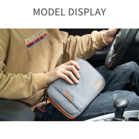 Sac de rangement électronique double couche en gros pour voyage, étui de rangement pour câbles, chargeurs de tablette, batteries externes et accessoires technologiques