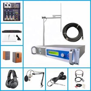 Équipement de studio de diffusion <span class=keywords><strong>complet</strong></span> 300W, émetteur FM (antenne + câble + mixeur) pour station de radio/école/transmission musicale, ventilateur intelligent - Product Image 2