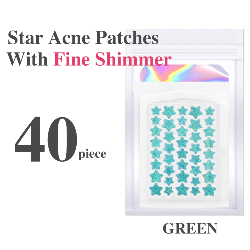 Vert (Avec de Fines Paillettes)