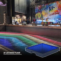 SUEZ Piste de Danse LED Magnétique Étoilée Blanche pour Mariage, Scène, Disco, Événements