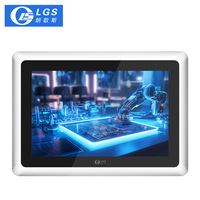Monitor LCD LGS 10.1 Inci All in One PC, Monitor Industri IP67 Komputer Laptop dengan Type-C SIM COM USB LAN DC