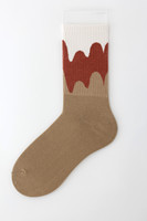 Chaussettes de créateur en coton à rayures et motifs géométriques, couleurs unies, Offre Spéciale