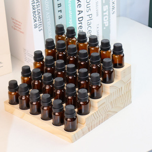 Présentoir en bois multicouche pour huiles essentielles Support organisateur de 15ml Options de quatre à cinq couches Rectangle Stockage de nouveaux produits - Product Image 3