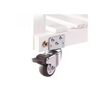 1 pouce 1.25 pouce 1.5 pouce 2 pouces support à fleurs en forme de L roue universelle côté angle droit roulette table et chaise roue de berceau