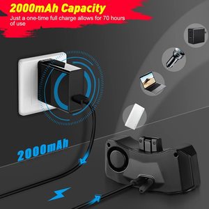 Superventas 5 en 1 multifunción IP65 impermeable Usb recargable accesorios de bicicleta luz trasera de bicicleta - Product Image 6