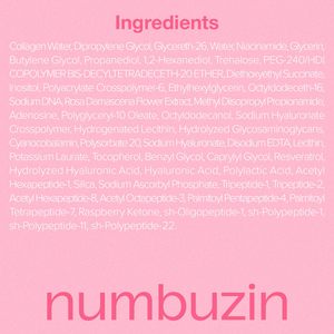 Sérum repulpant au collagène PDRN de rose Numbuzin No2, 5 % de PDRN de rose, 6 peptides, 5 % de niacinamide, soin coréen pour la peau, 30 ml - Product Image 4