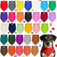 Bandanas pour chiens en polyester classiques d'hiver écologiques imprimés sur mesure pour plusieurs tailles