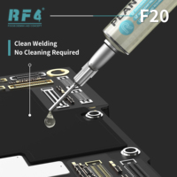 RF4 F20 Flux de soudure végétal écologique 10CC, pâte à haute pénétration pour réparation de PCB et BGA de téléphones portables, outils de réparation de téléphones