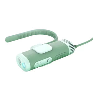 Sèche-cheveux pour animaux de compagnie, souffleur d'eau pour toilettage canin, à suspendre au cou, mains libres, avec support de bureau - Product Image 4