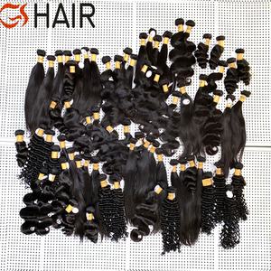 GS cheveux indiens vierges bruts non traités, Extension de cheveux humains Remy, paquets de cheveux vierges bruts à cuticules alignées pour femmes noires - Product Image 3