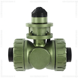 Système d'irrigation goutte à goutte COVNA, vente chaude, AC220V, DN25, 1 pouce, vanne à bille pneumatique en PVC plastique à 3 voies - Product Image 5