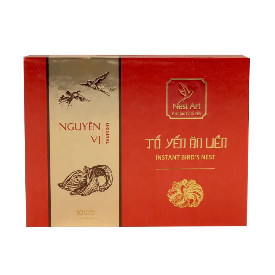 Vietnam Vogelnest Instant Swallow Nest Gearomatiseerde 80G Hoge Kwaliteit Door Nest Art Merk