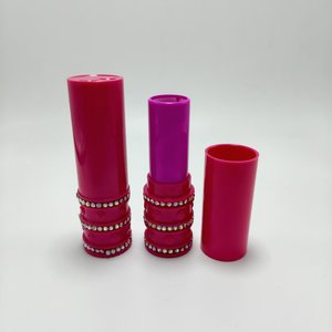 공장 직송 20ml ABS 원통형 립글로스 공병(밝은 브릭 색상) 맞춤형 로고 및 색상 가능 - Product Image 4