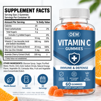 Gummies à la vitamine C pour la défense immunitaire, le soutien antioxydant, le bien-être quotidien, la santé de la peau et les soins de beauté naturels – Complément alimentaire OEM