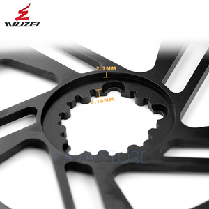 WUZEI 3mm Offset MTB Chainrings 30T to 42T <strong>SRAM</strong> X9 Compatible Mountain Bike Chain Wheels for Road Bicycles - Product Image 6