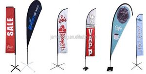 Personnalisé Décorer Produit Rapide En Gros <span class=keywords><strong>Pas</strong></span> <span class=keywords><strong>Cher</strong></span> Flying Banner Teardrop Banner Beach Flag Pour La Publicité À Vendre - Product Image 4