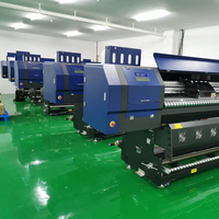 Impresora de sublimación industrial de 16 cabezales, impresora de camisetas de sublimación de tinte de gran formato de 1,8 m, máquina de impresión de tela digital de fábrica