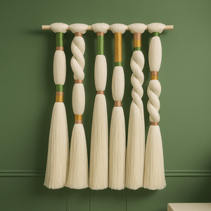 Arazzo in tessuto per casa e ufficio arazzi minimalisti in macramè Design Art Art decorazioni murali per la casa regalo per amanti del lusso - Product Image 1