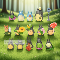 Figurines miniatures japonaises de dessins animés en promotion pour terrarium, décoration de micro-paysage, jouet pour jardin féerique, aquarium de bureau, pot de plantes