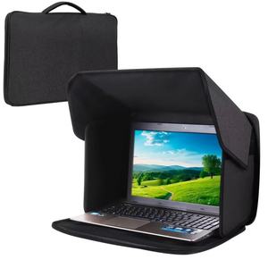 Cache-écran pliable en tissu Oxford pour ordinateur portable, anti-reflet et protection de la vie privée, compatible avec les ordinateurs portables de 14 <span class=keywords><strong>à</strong></span> 16 pouces pour utilisation en extérieur - Product Image 5