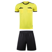 Nouveaux uniformes d'arbitre de football, maillot d'arbitre respirant, chemise d'arbitre de football, ensemble de maillot d'arbitre de football à vendre