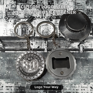 Biểu tượng tùy chỉnh khắc Kim Loại Keychain mở chai thời trang phong cách Carabiner với thiết kế phim hoạt hình cho chương trình khuyến mãi và quà tặng - Product Image 4