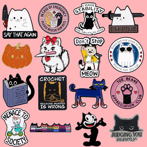 Pin de Esmalte Pintado con Diseño 'Coser Porque Matar <span class=keywords><strong>Personas</strong></span> Es Malo', Divertido para Memes, Broche de Joyería, Regalo para Amantes de la Manualidades y Amigos - Product Image 2