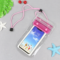 Étui étanche pour téléphone en PVC transparent avec écran tactile, modèle universel, étui pour sports nautiques, sac étanche pour téléphone portable