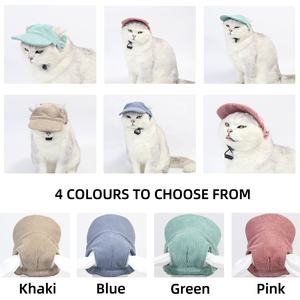 Venda Direta da fábrica Alta Qualidade <span class=keywords><strong>Dog</strong></span> Baseball Cap Pet Outdoor Sports Chapéus Quatro cores para escolher Pet Cat Baseball Chapéus - Product Image 4