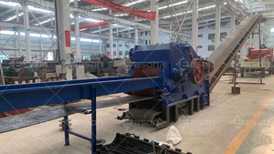 Máquina trituradora de ramas de troncos de madera con buen precio Trituradora de madera de tambor Trituradora de madera con motor diésel a la venta - Product Image 4