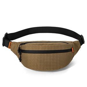 Unisex High-End Japanese Korean Style Plaid <b>Backpack</b> Retro Plaid Sport Daily Use Half Moon Sling Bag <b>For</b> <b>Women</b> - Product Image 4