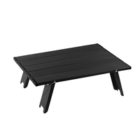 Table de camping moderne en aluminium ultra-légère, mobilier d'extérieur portable, pliable, base rectangulaire, 2 places, pour pique-nique et repas
