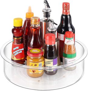 Contenitore per alimenti in plastica pigro per piattaforma girevole in plastica per dispensa, armadio, armadio, frigorifero o congelatore - Product Image 6